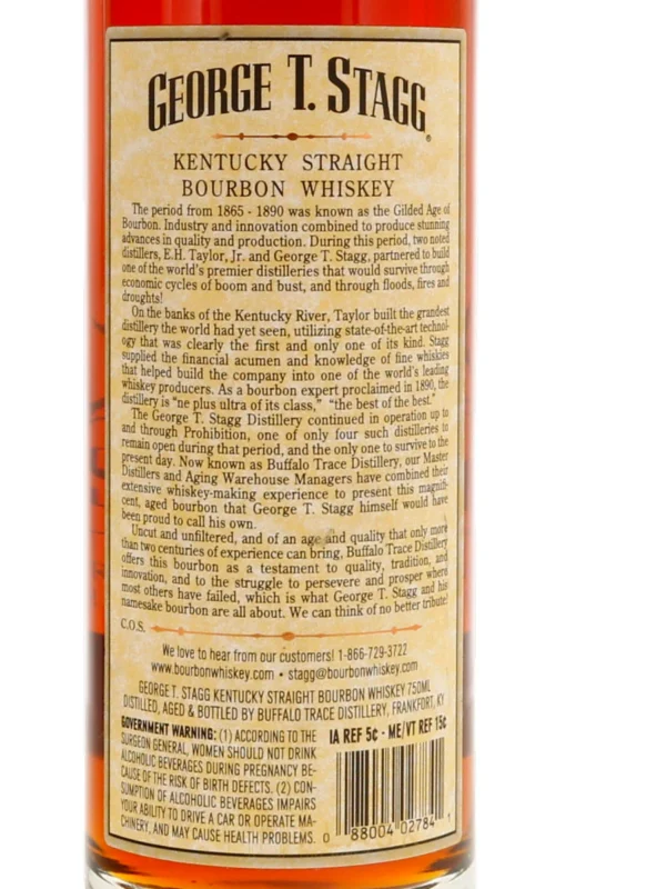 George T. Stagg Bourbon 2022 138.7 Proof - Image 2