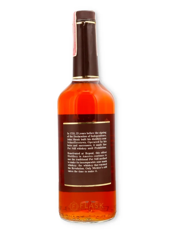 Michter's Vintage Pot Still Sour Mash Whiskey 1970s