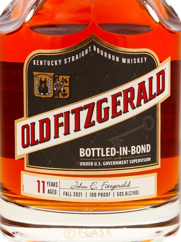 Old Fitzgerald 11 Year Old Bourbon Bottled In Bond Decanter Bottle 2021 Edition