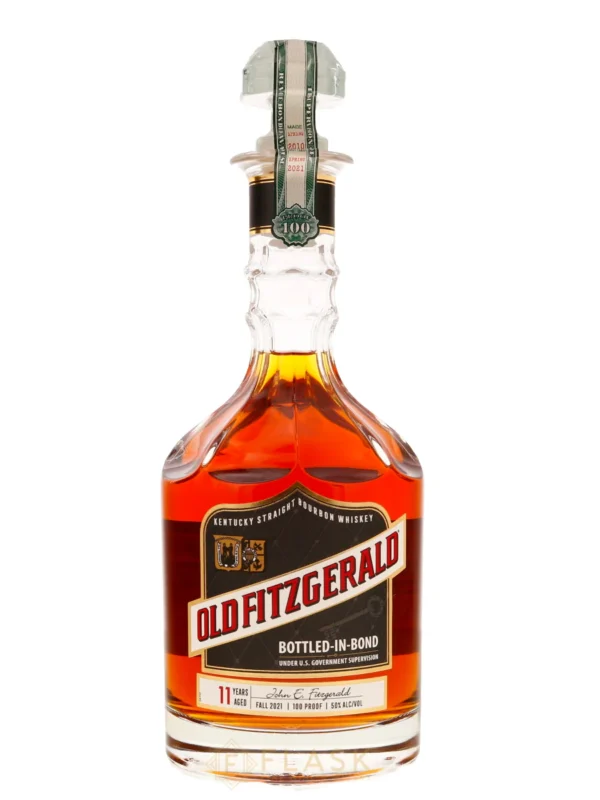 Old Fitzgerald 11 Year Old Bourbon Bottled In Bond Decanter Bottle 2021 Edition