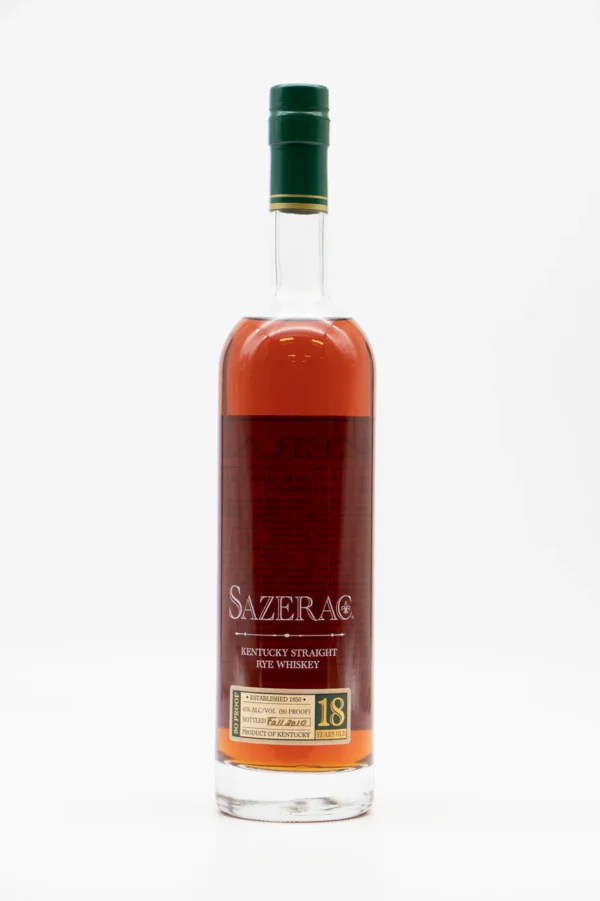 Sazerac 18 Year Old Rye Whiskey 2010