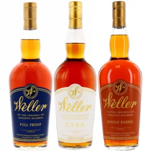 The Best of Weller- Full Proof, CYPB, & Single Barrel Bourbon Bundle (3 Bottles)
