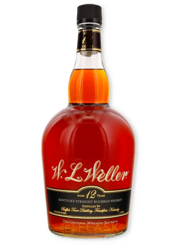 W.L Weller 12 Year Old Bourbon 2014 Old Round Squat Bottle 1.75 Liter