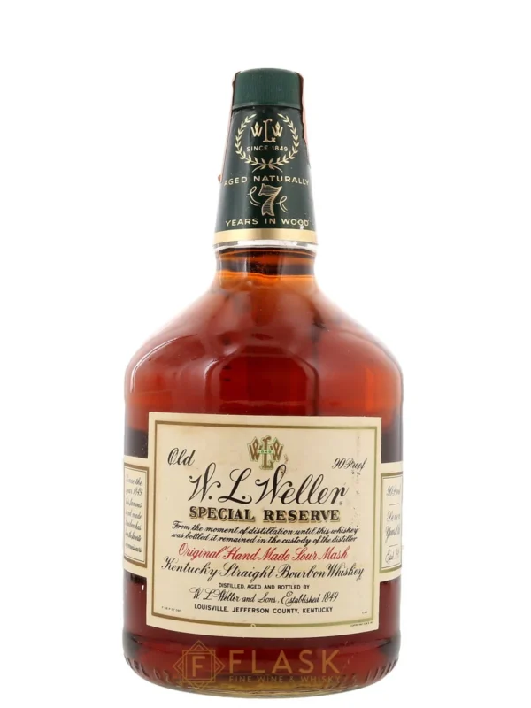 WL Weller 7 Year Old Special Reserve Bourbon Stitzel-Weller 1980s 1.75 Liter or Magnum