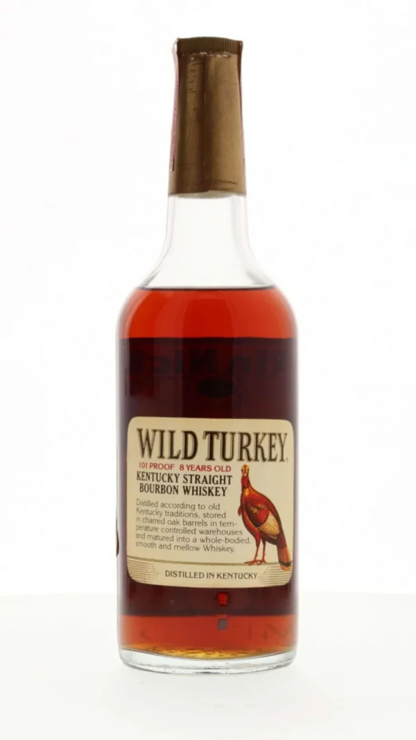 Wild Turkey 101 Proof 8 Year Old 1980s Bourbon - Image 3