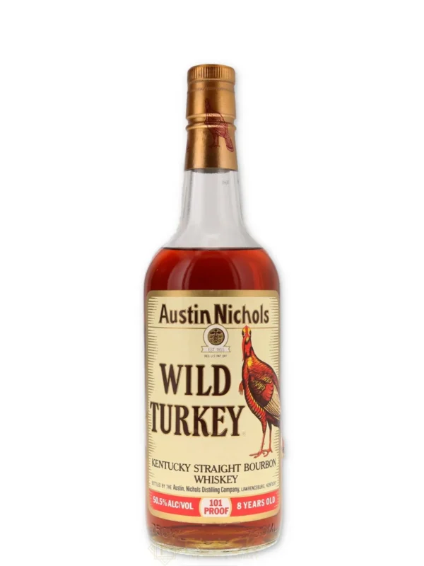 Wild Turkey 101 Proof 8 Year Old Bourbon 1991 In Gift Tin - Image 3