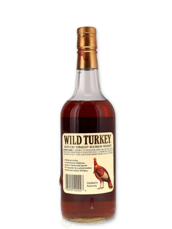 Wild Turkey 101 Proof 8 Year Old Bourbon 1991 In Gift Tin - Image 2