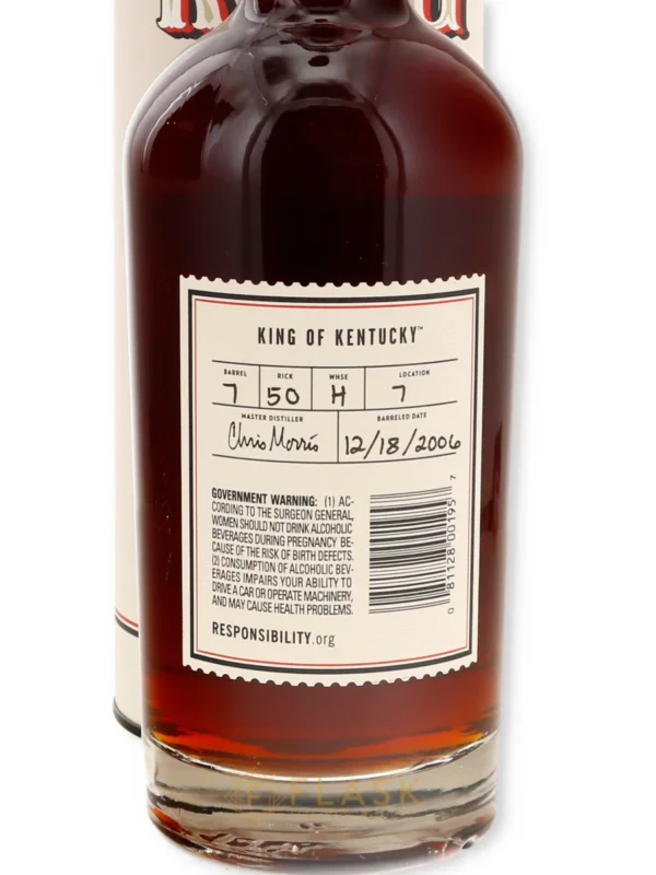 Brown Forman King of Kentucky 15 Year Old Single Barrel Bourbon #7 2022 Release 1 of 99 - Image 2