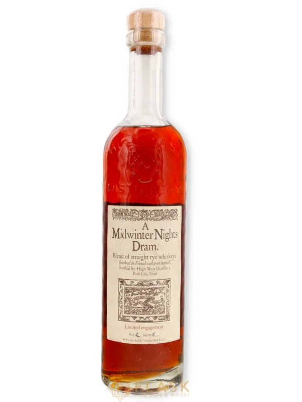 High West A Midwinter Night Dram Straight Rye Whiskey Act 6