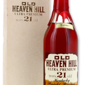 Old Heaven Hill Ultra Premium 21 Year Old Kentucky Bourbon 1990s Red Wax [Original Box]